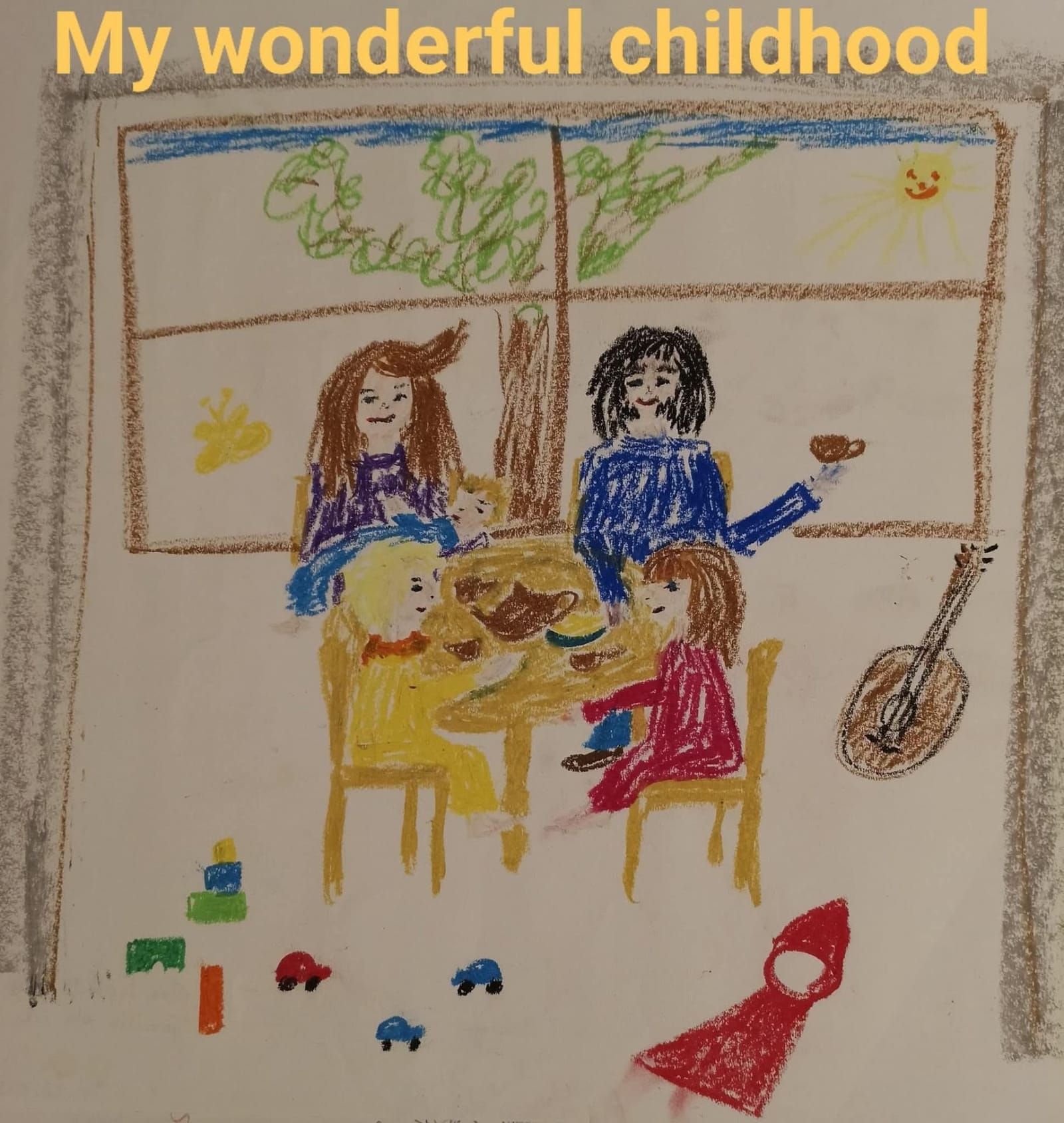 Kinderzeichnung - Symbol für das innere Kind und kindliche Ausdrücke in der Therapie